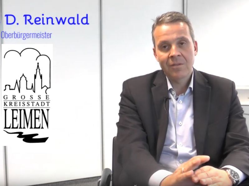 Wahlaufruf von Leimens Oberbürgermeister Hans Reinwald