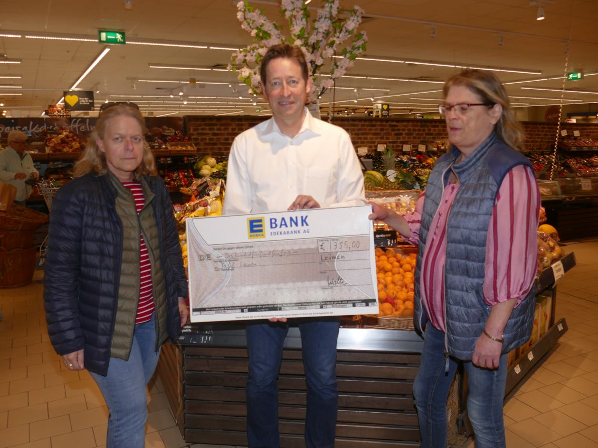 Leimener Tafel erhält 355,- € Spende aus EDEKA Tüten-Spendenaktion