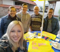 FDP mit Infoständen in Leimen präsent