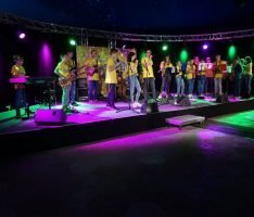 Rockband der Otto-Graf-Realschule spielte auf der Explore Science 2019