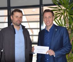 Nußlocher Materialseilbahnfreunde spendeten 500,- Euro an Kinderhilfsfonds