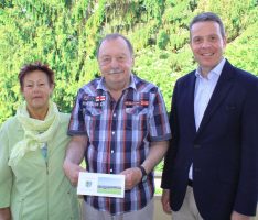 Oberbürgermeister Reinwald gratulierte Stadtrat Werner Lindner zum 70. Geburtstag