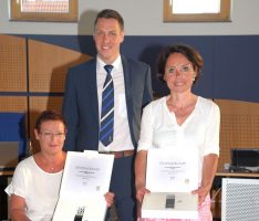 Nußloch ehrte die verdienten Gemeinderätinnen Ingrid Schulze und Susanne Wenz