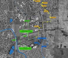 1. Bürgerspaziergang zur Gartenschau-Bewerbung Leimen-Nußloch am 2. Juli