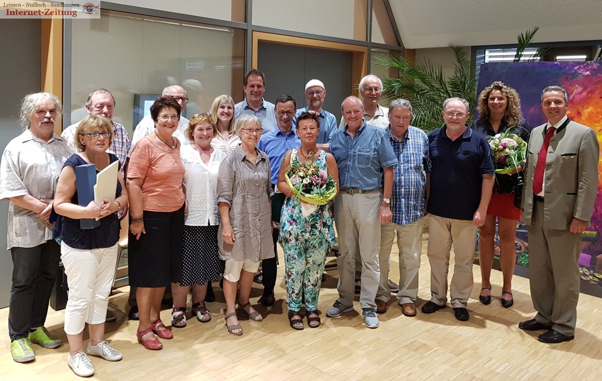 Letzte Sitzung des "alten" Leimener Gemeinderates - Verdiente Mitglieder geehrt