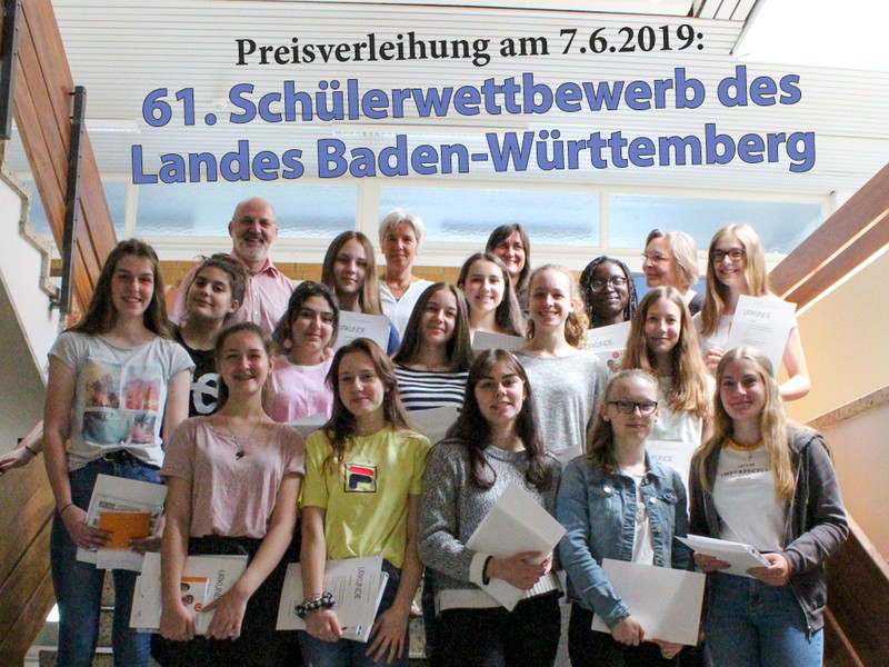 61. Schülerwettbewerb des Landes Baden-Württemberg