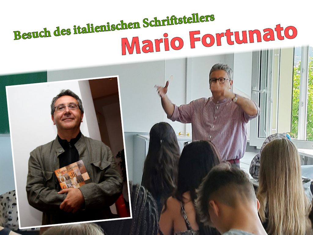 Besuch des italienischen Schriftstellers und Journalisten Mario Fortunato am FEG