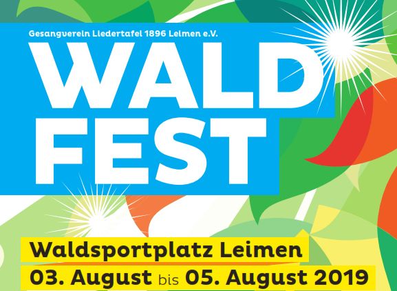 Waldfest der Liedertafel Sandhausen vom 3.-5. August