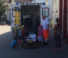 Blaulichttag des Mauritiuskindergartens