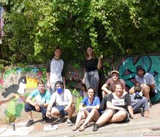 Grafitti-Sprayer riefen Ordnungsamt auf den Plan – Doch diese Künstler durften sprayen