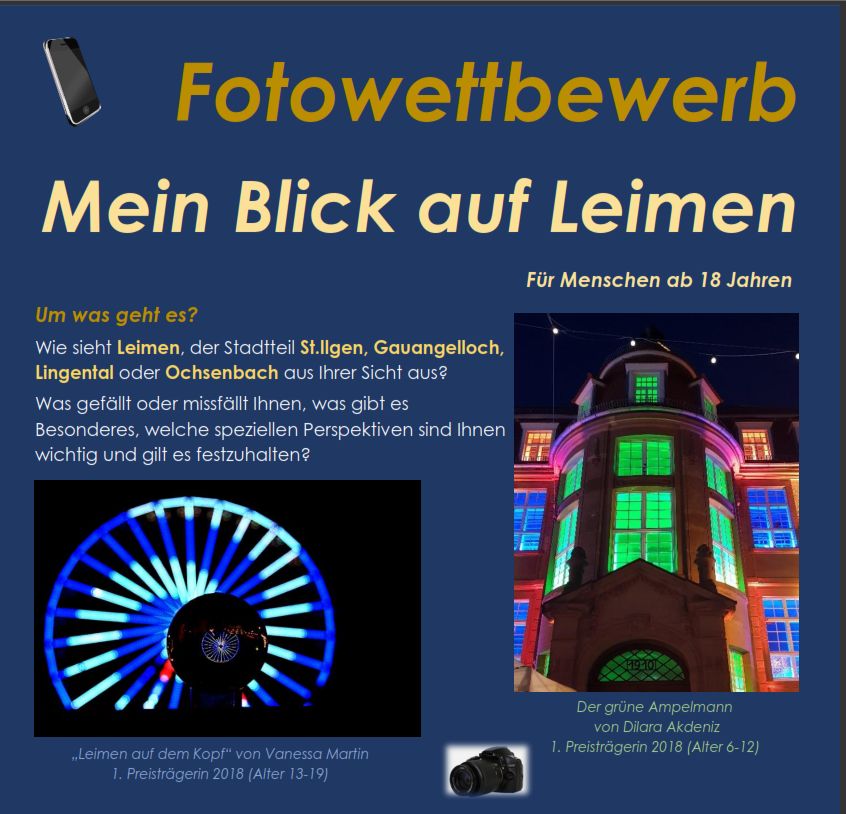 2. Fotowettbewerb „Mein Blick auf Leimen“ beim KulturNetzwerk Leimen e.V.
