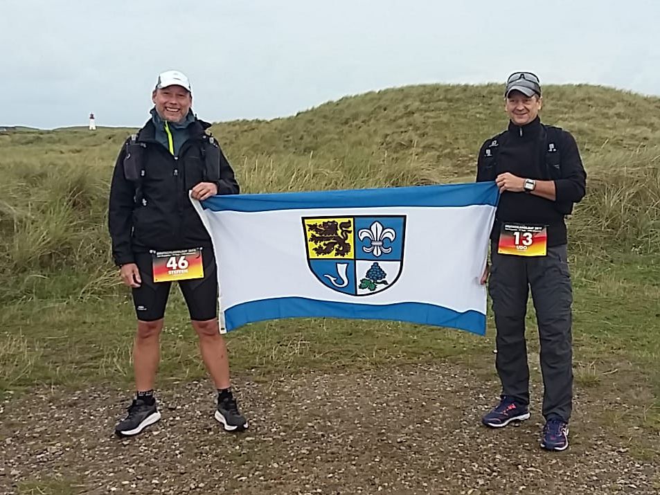 Zwei Diljemer beim 1.300 KM Ultra-Marathon-Langlauf von Sylt bis auf die Zugspitze