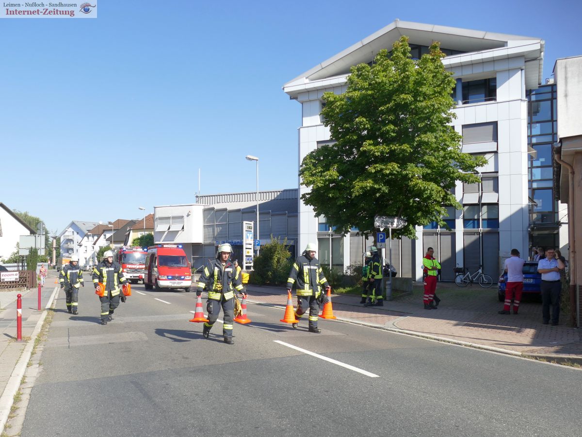 Leimen: Stinkbombe führt zur Bank- und Polizeiposten-Evakuierung