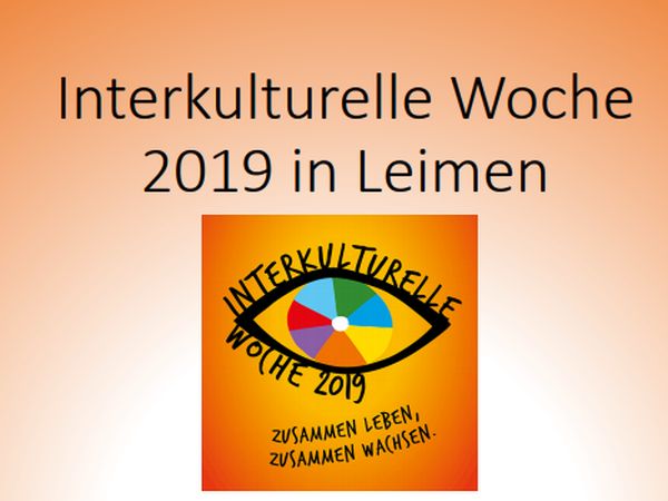 Interkulturelle Woche Leimen 2019
