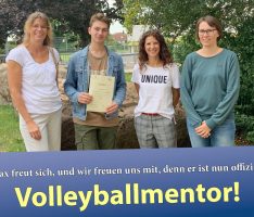 Fr.-Ebert-Gymnasium: Max Degraf (10c) ist neuer Volleyballmentor