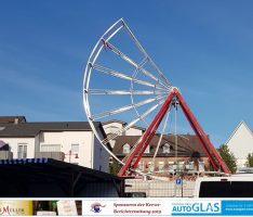 Lang brachte 22 Holzpaletten, </br>nur damit war das Riesenrad zu retten!