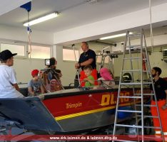 Ferienprogramm zu Gast bei Leimener Rettungsdiensten