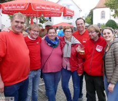 Tolle Stimmung am Tag der Deutschen Einheit bei der Sandhäuser SPD