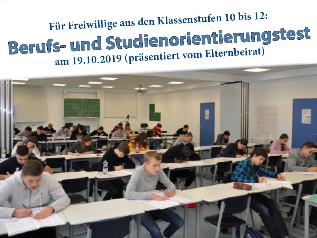 Studien- und Berufsorientierungstest am Friedrich-Ebert-Gymnasium
