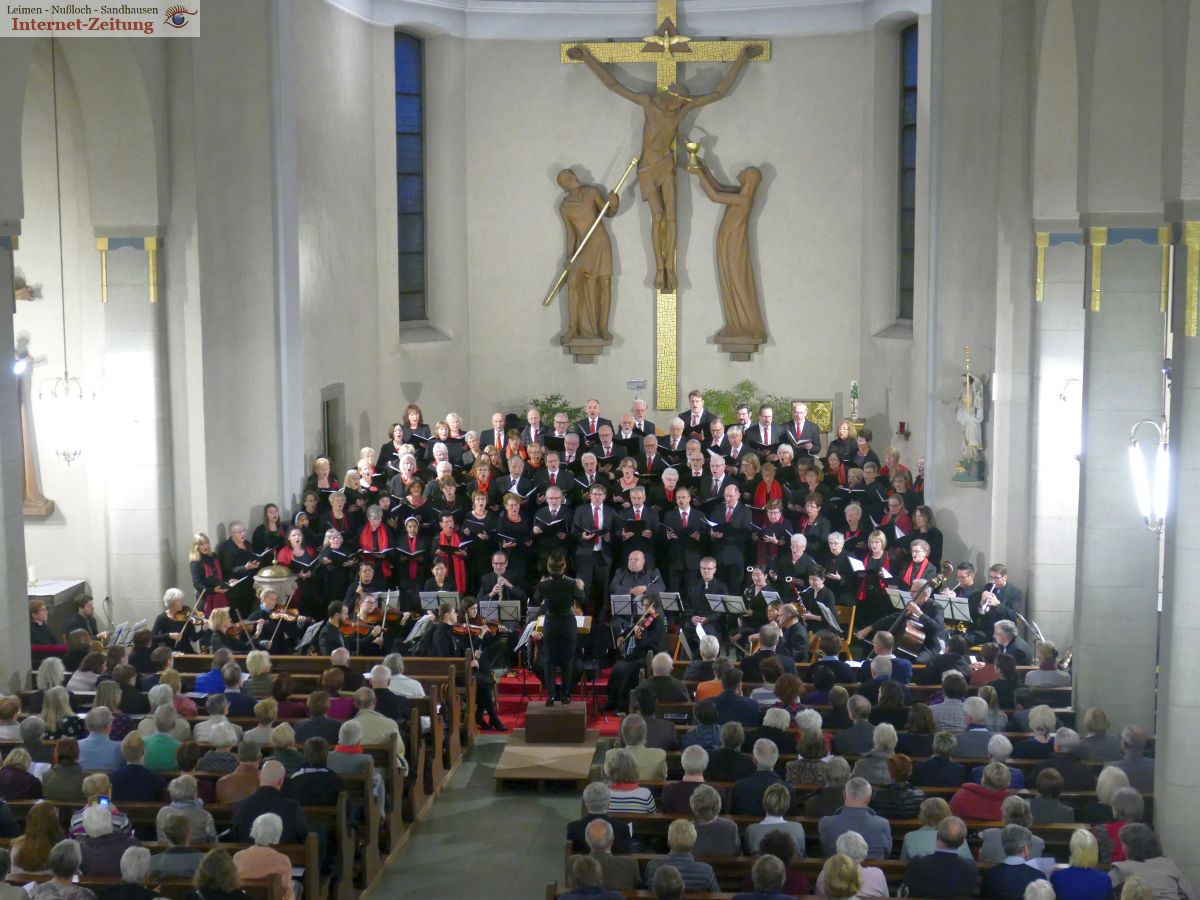 Ein großartiger Konzertabend  - Große Werke in der Herz-Jesu Kirche Leimen