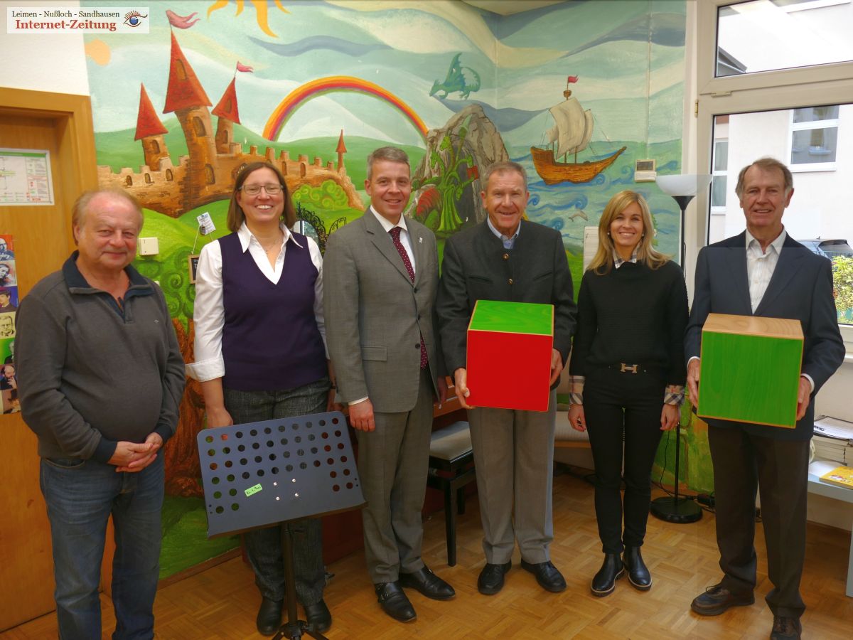 Lions Club spendete Musikschule Leimen 1.000 € - Sprach-Klang-Boxen auf der Wunschliste