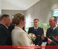 Feuerwehr und Rettungsdienst gratulierten