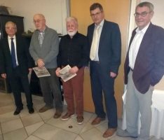 Neujahrsempfang der TG 1889 Sandhausen mit Ehrung langjähriger Mitglieder