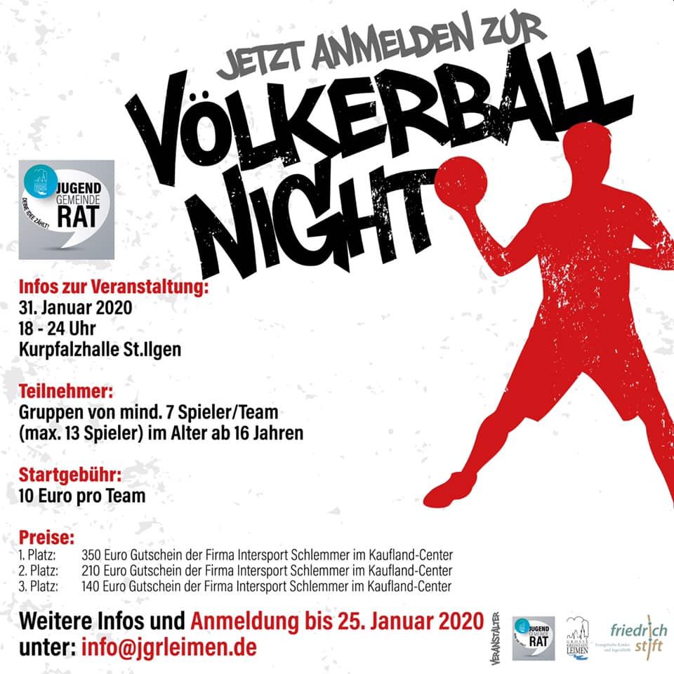 Völkerballturnier des Jugendgemeinderats der Stadt Leimen – Team „Gemeinderat“ ist dabei