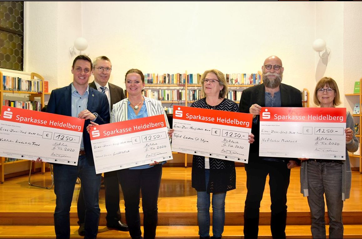 Nußloch: VNS und sHNS übergeben Spenden der Spendenpool Aktion 2019