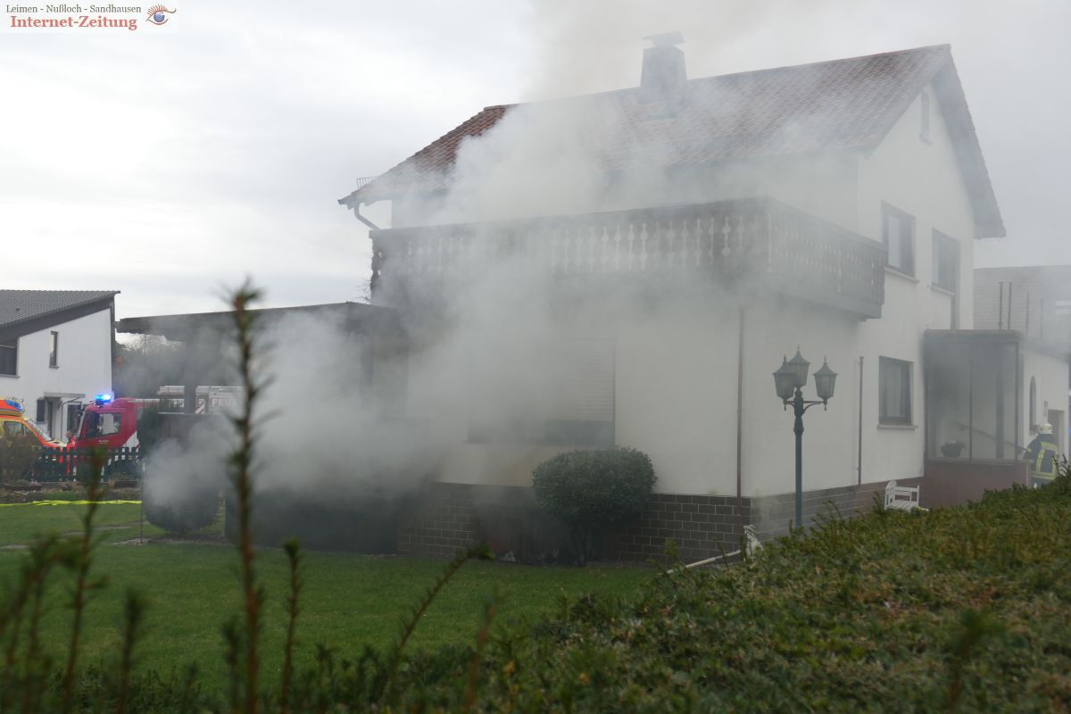 Brand in St. Ilgen - Hoher Sachschaden - Ersthelfer verhinderten Schlimmeres