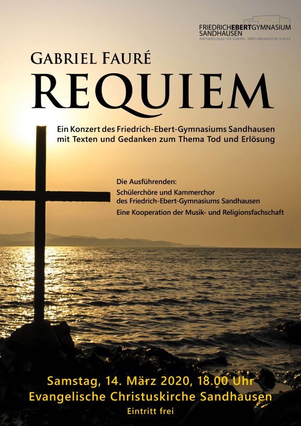 Faurés Requiem – auf Herbst verschoben!