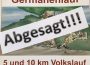 Absage: Germanenlauf / Volkslauf über 5 und 10 km am 21. März