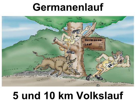 ABGESAGT: Germanenlauf über 5 und 10 km am Samstag, 21. März  in St. Ilgen