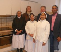 Neue Küche in Schwesternhaus Karmel fertig