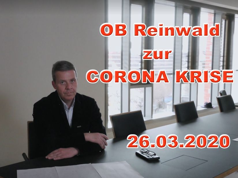 Oberbürgermeister Hans Reinwalds Video-Ansprache an die Leimener Öffentlichkeit