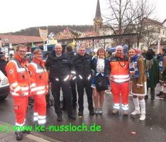 DRK Leimen bei den Faschingsumzügen der Region