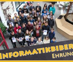 Siegerehrung zum „Informatikbiber“ und Landeswettbewerb Mathematik