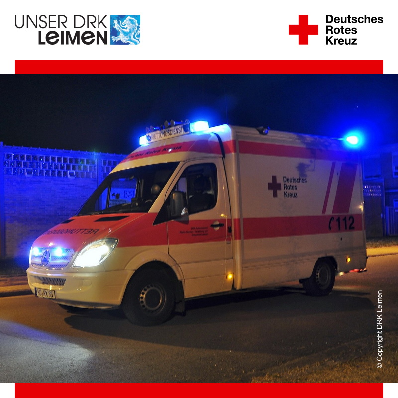 Einsätze für die Notfall- und Krankentransport-Verstärkung des DRK Leimen