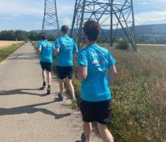 DRK und DLRG beim virtuellen NCT-Lauf
