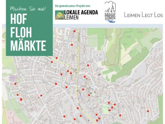 Beliebtes Nachbarschafts-Projekt: </br>Samstag Hofflohmärkte in Leimen