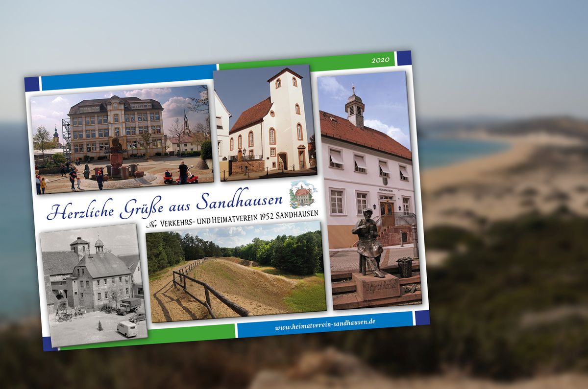 Sandhäuser Heimatverein startet traditionelle Feriengruß-Aktion "Postkarte statt WhatsApp"