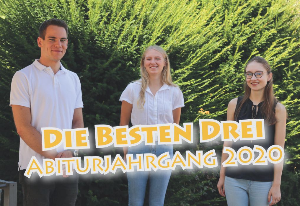 Abitur 2020 - Spitzenergebnisse und Preisträger -  Zwei mit Abischnitt 1,0