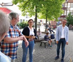 SPD Leimen: Auf ein Eis mit Lars Castellucci und Andrea Schröder-Ritzrau