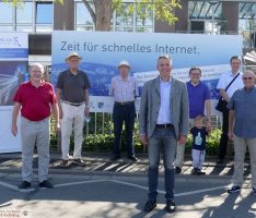 Internet-Glasfaser-Ausbau im Gewerbegebiet Leimen-St. Ilgen-Süd