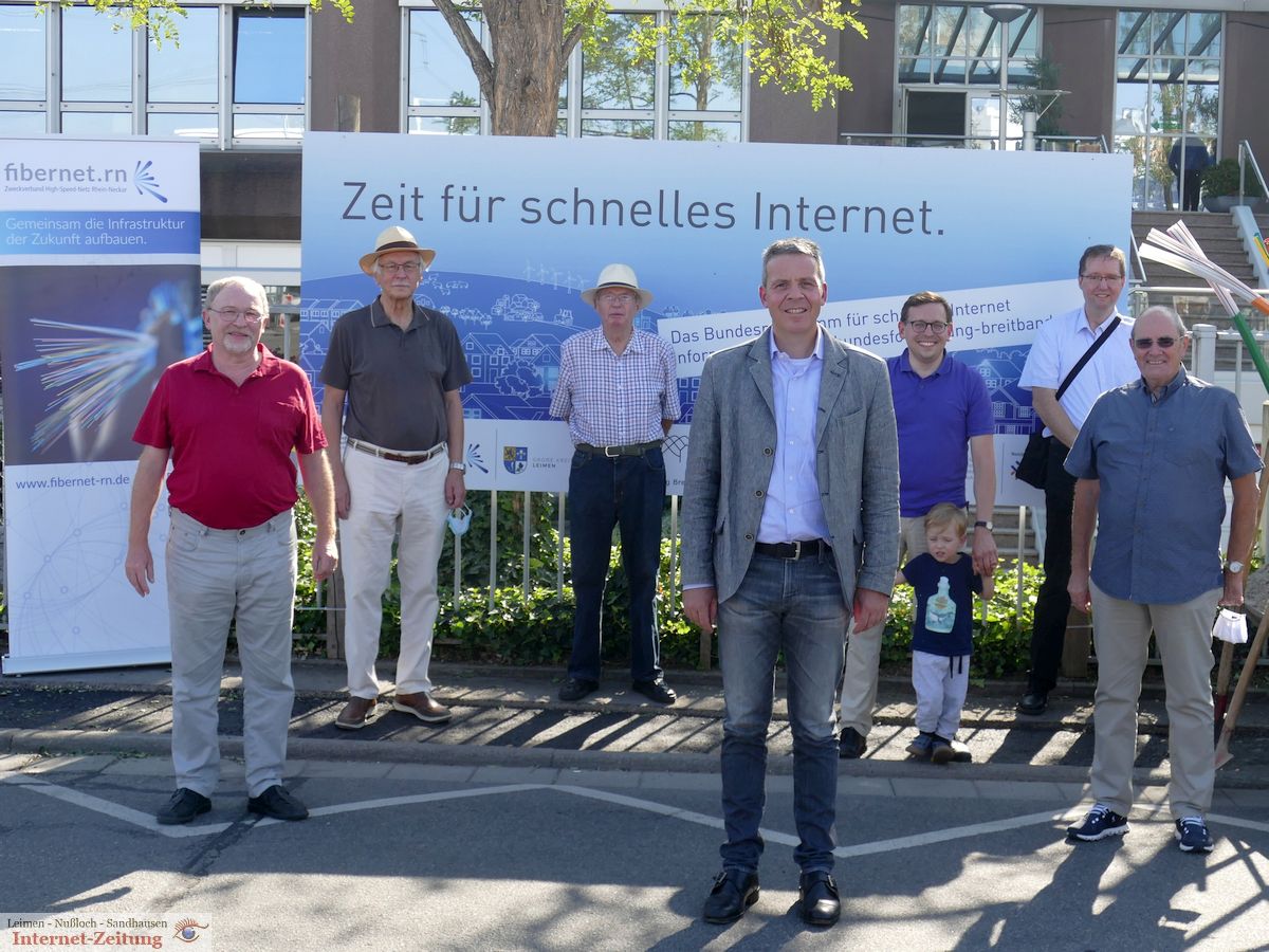 Internet-Glasfaser-Ausbau im Gewerbegebiet Leimen-St. Ilgen-Süd
