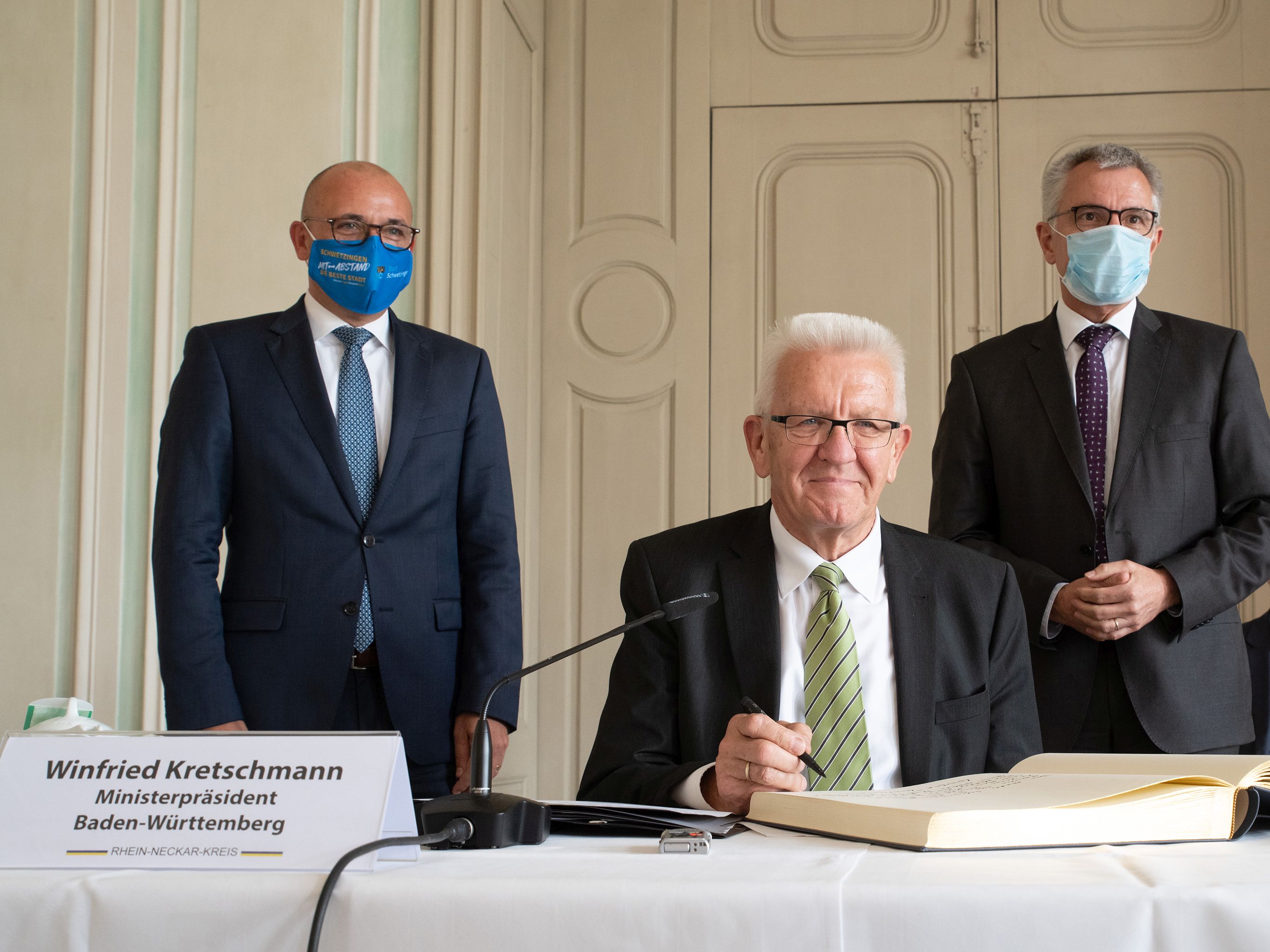 Ministerpräsident Winfried Kretschmann zu Gast im Rhein-Neckar-Kreis