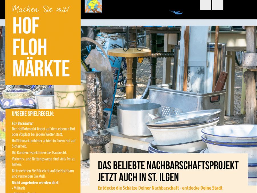 Heute: Hofflohmärkte in St. Ilgen - Schnäppchenjagd an 45 Orten