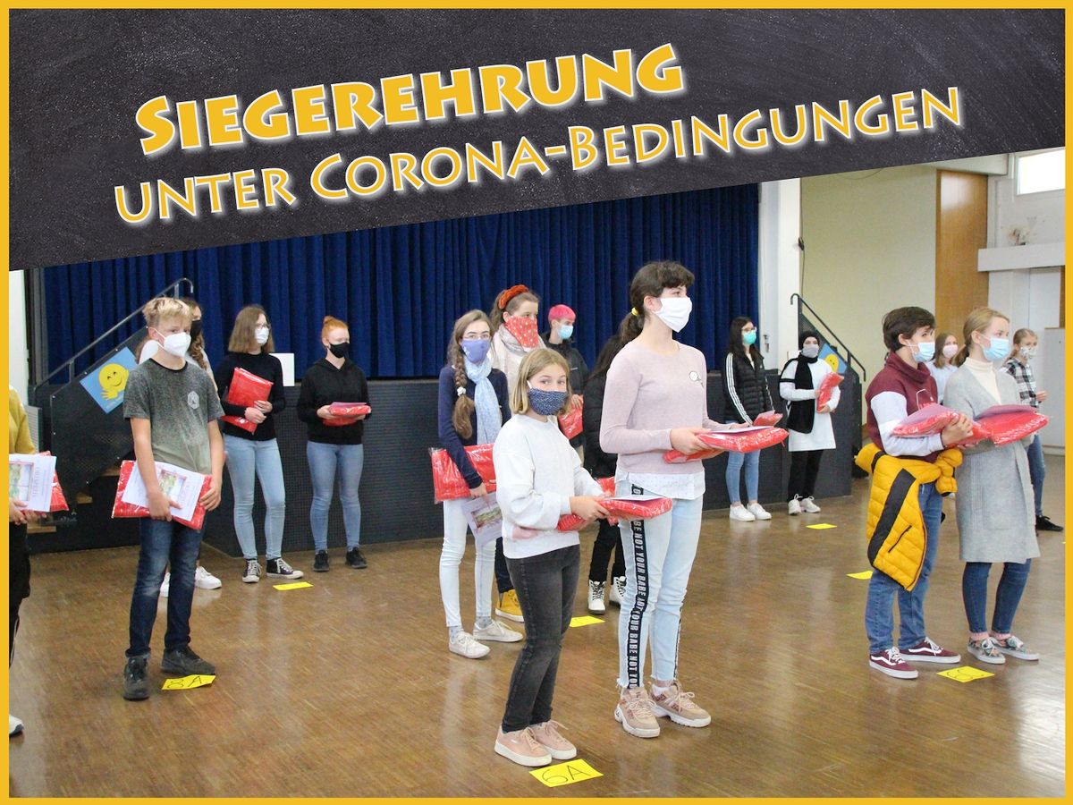 Europäischer Schüler-Wettbewerb -  Siegerehrung am Fr.-Ebert-Gymnasium