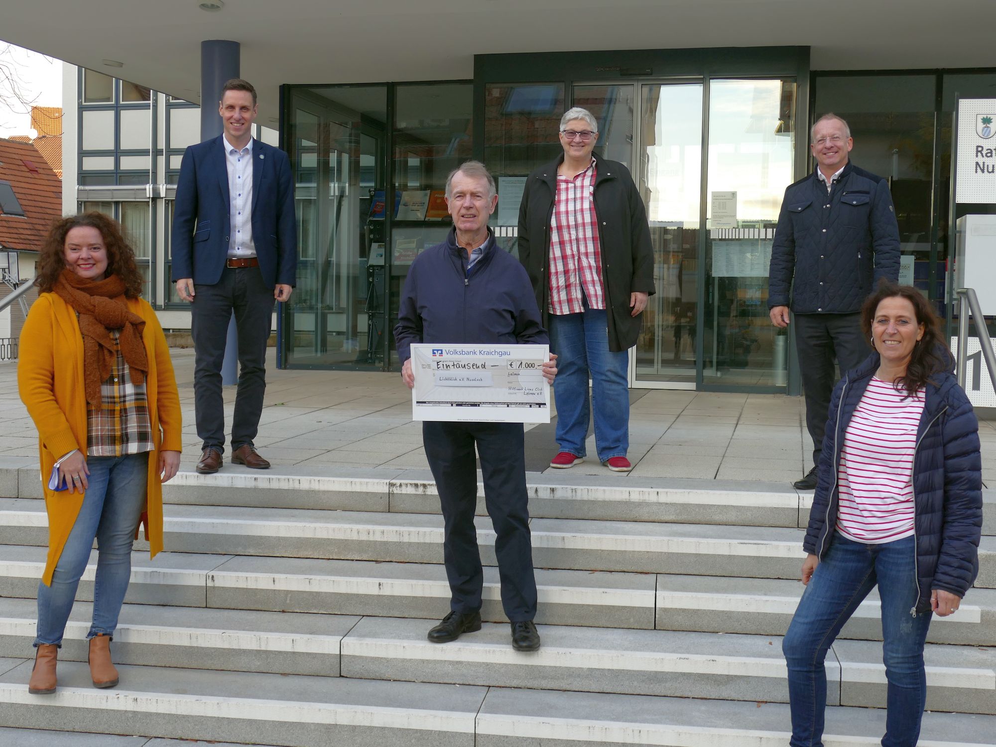 Lions Club Leimen spendet 1.000 € an den Nußlocher Verein Lichtblick