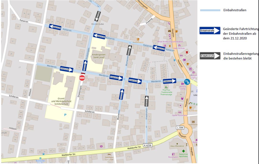 Nußloch: Sanierung Ortsmitte III - Parken und Änderung Verkehrsführung